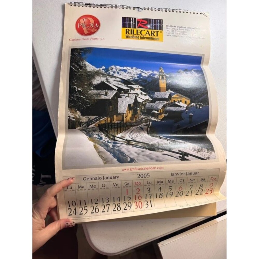2005 Italy calendar